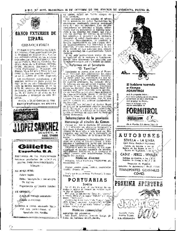 ABC SEVILLA 26-10-1966 página 48