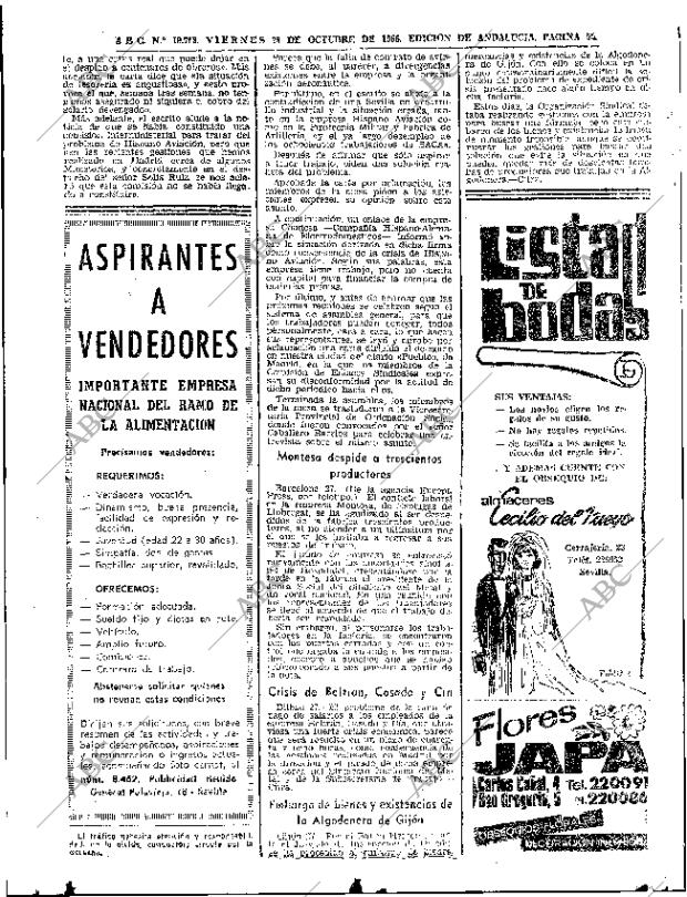 ABC SEVILLA 28-10-1966 página 52