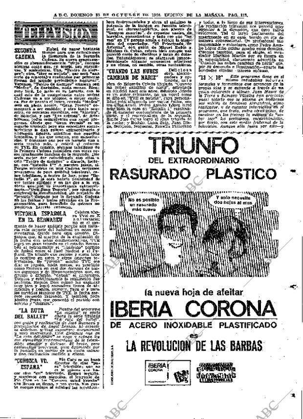 ABC MADRID 30-10-1966 página 117