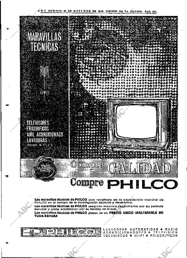 ABC MADRID 30-10-1966 página 120