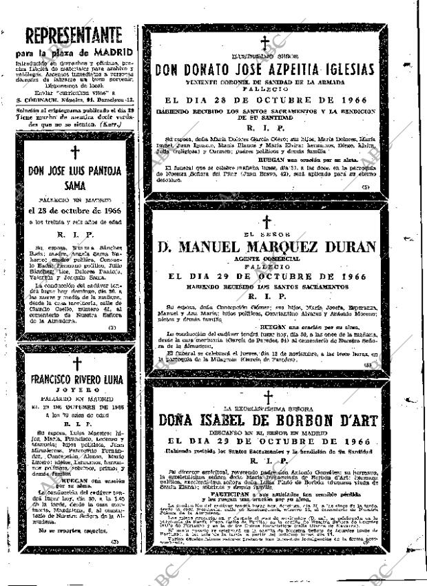 ABC MADRID 30-10-1966 página 141