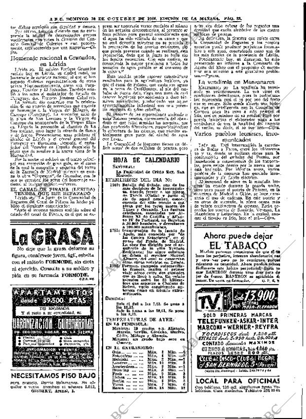 ABC MADRID 30-10-1966 página 89
