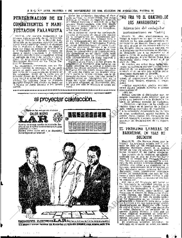 ABC SEVILLA 01-11-1966 página 31