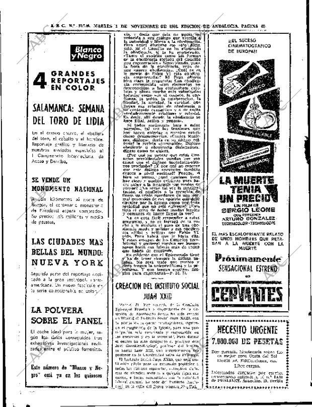 ABC SEVILLA 01-11-1966 página 40