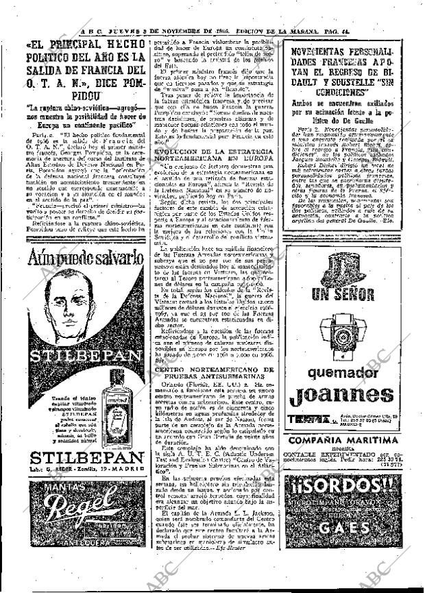 ABC MADRID 03-11-1966 página 52