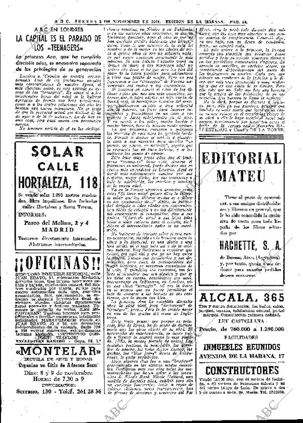 ABC MADRID 03-11-1966 página 62