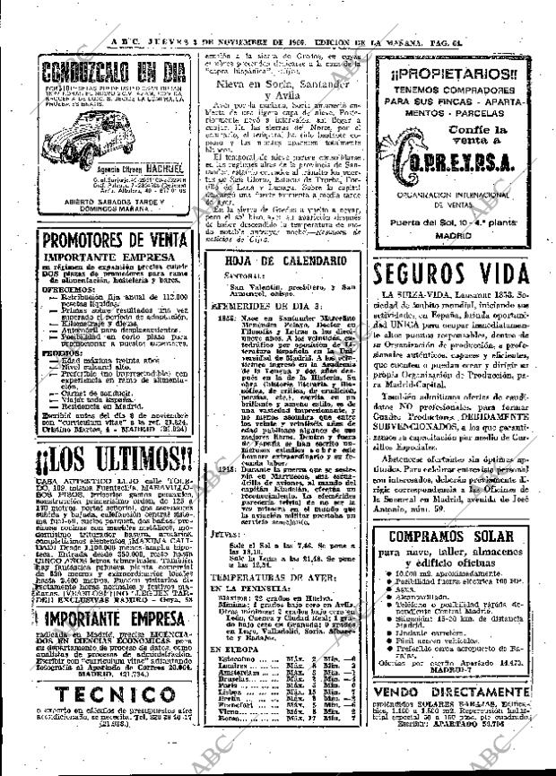 ABC MADRID 03-11-1966 página 72