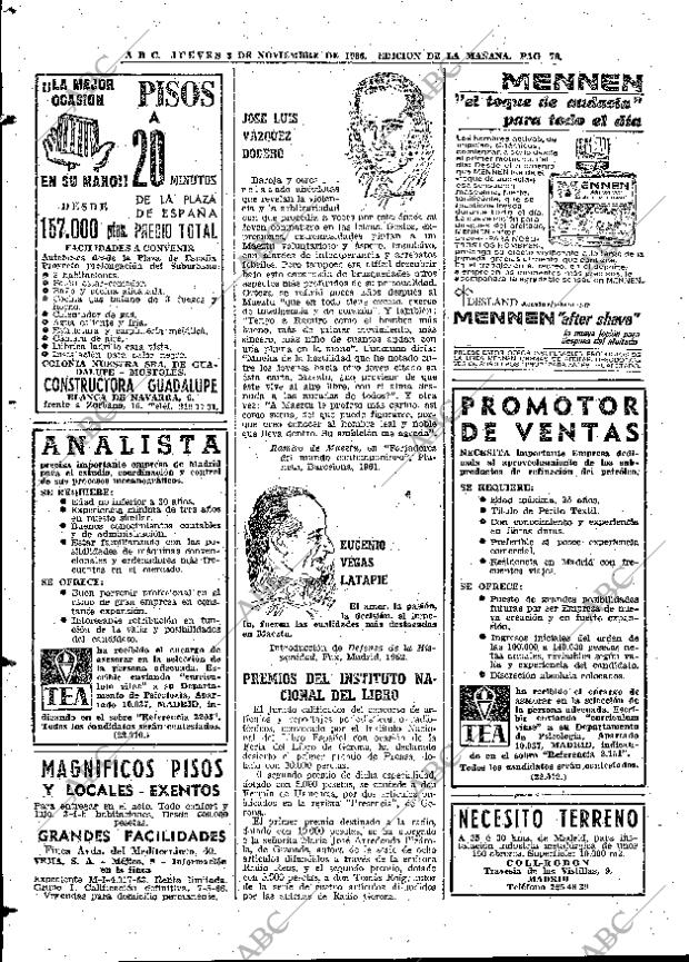 ABC MADRID 03-11-1966 página 84