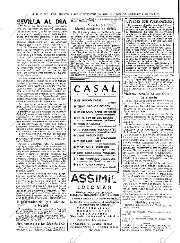 ABC SEVILLA 03-11-1966 página 59