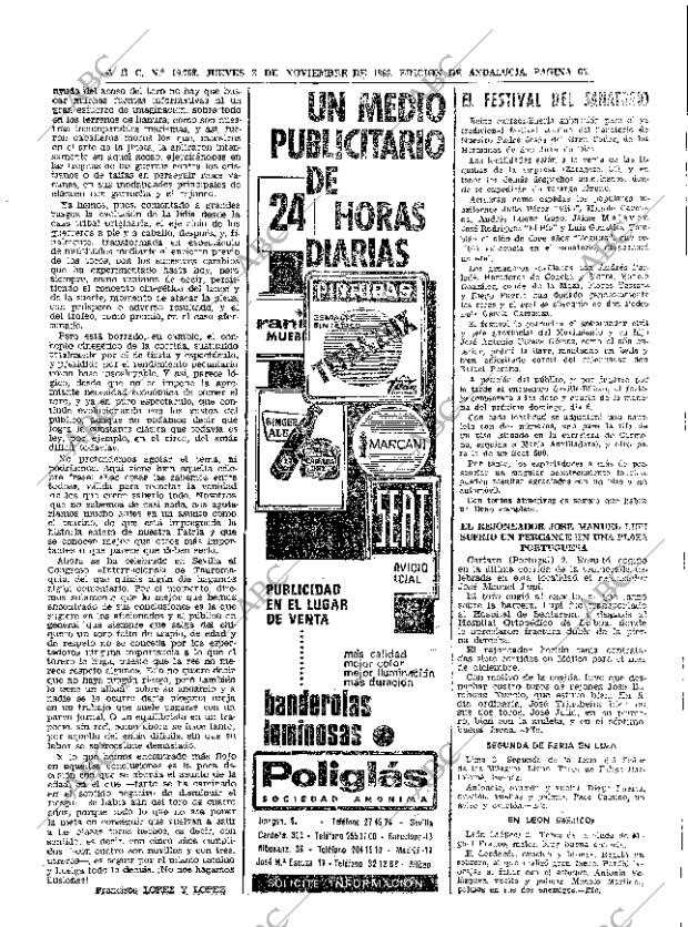 ABC SEVILLA 03-11-1966 página 65