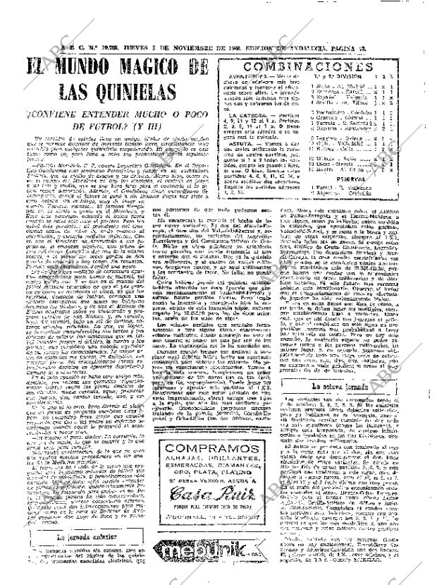 ABC SEVILLA 03-11-1966 página 72
