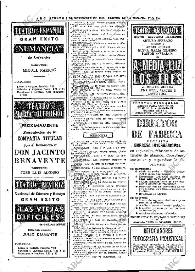 ABC MADRID 05-11-1966 página 120