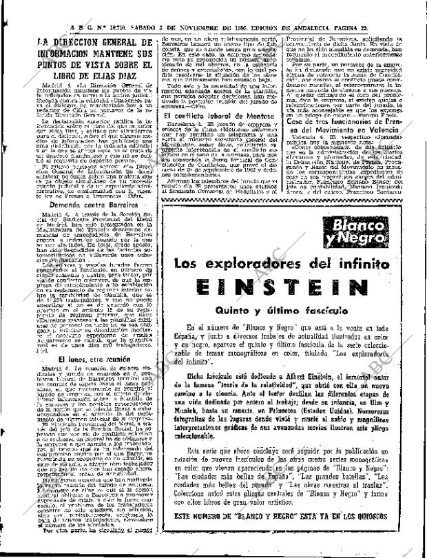 ABC SEVILLA 05-11-1966 página 23