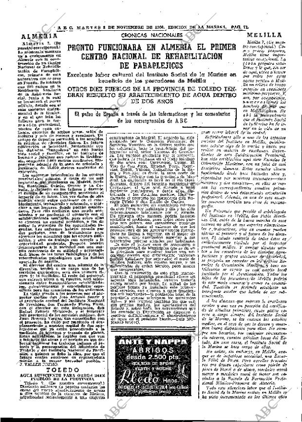 ABC MADRID 08-11-1966 página 71
