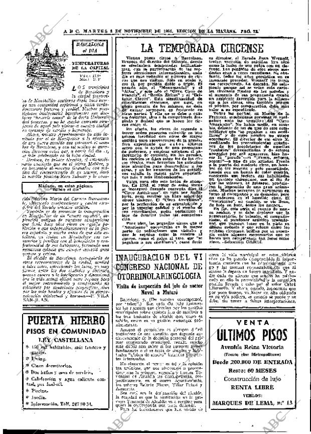 ABC MADRID 08-11-1966 página 73