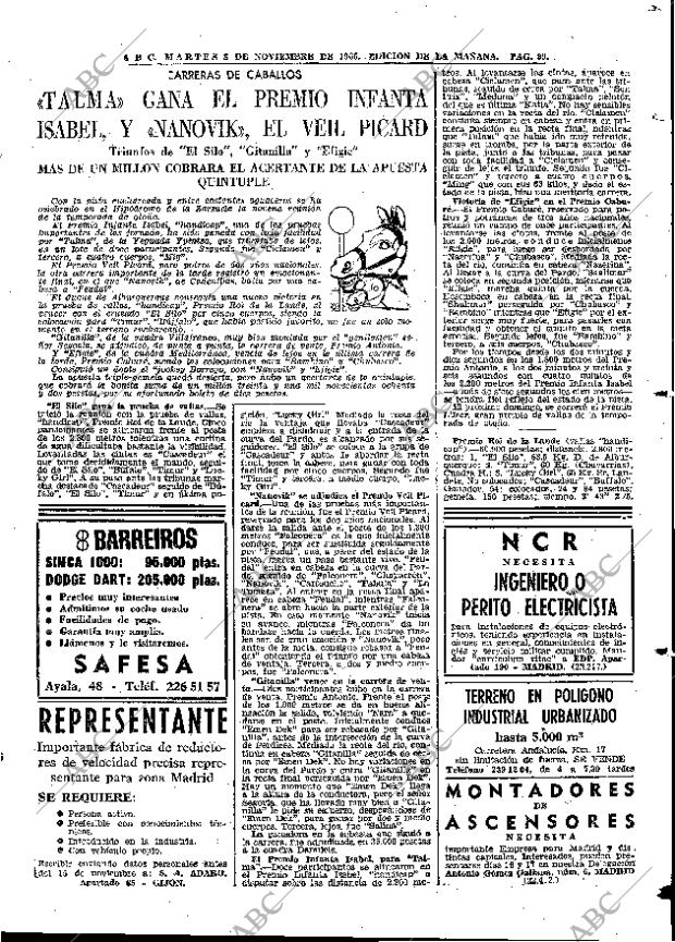 ABC MADRID 08-11-1966 página 99