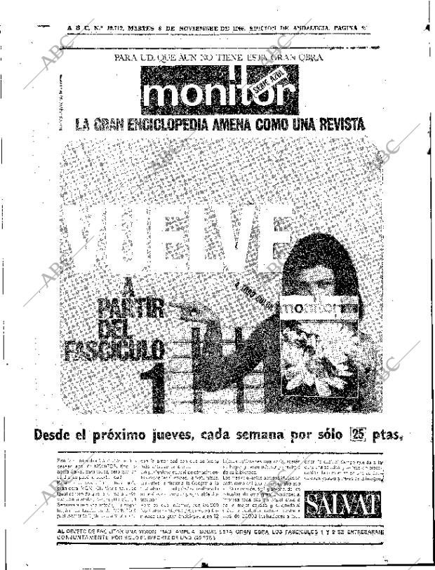 ABC SEVILLA 08-11-1966 página 62