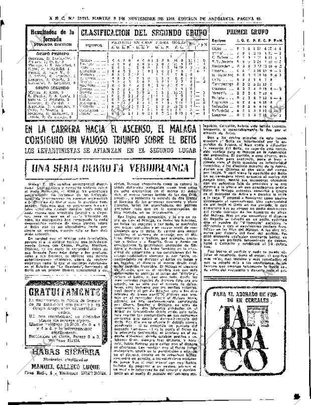 ABC SEVILLA 08-11-1966 página 69