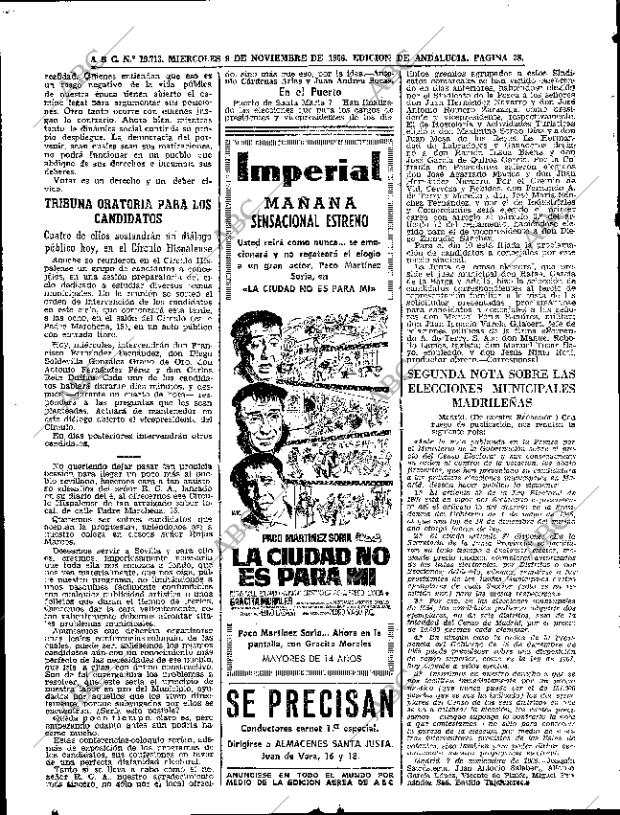 ABC SEVILLA 09-11-1966 página 28