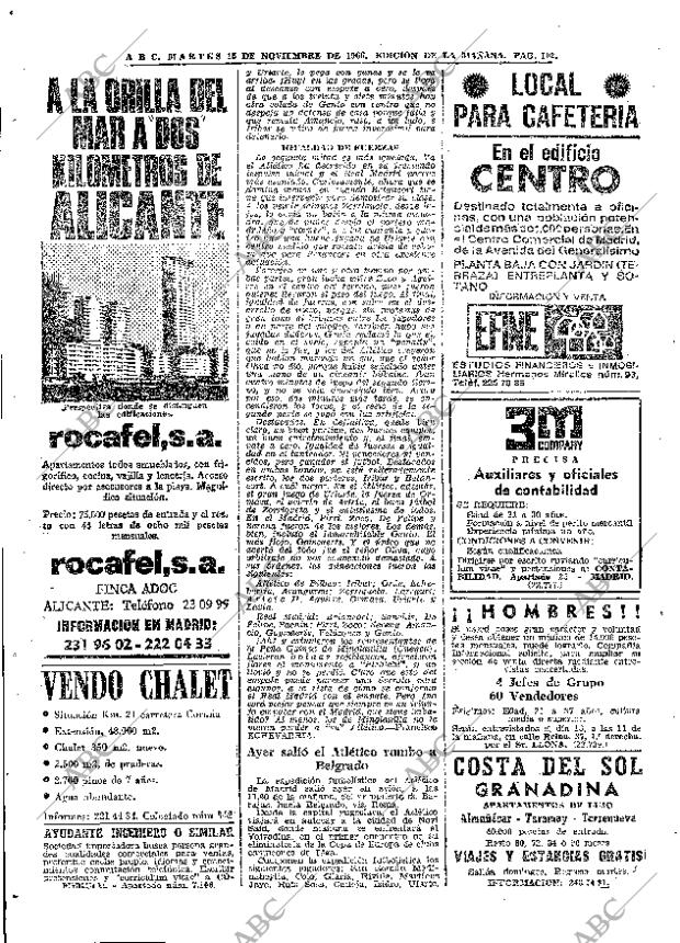 ABC MADRID 15-11-1966 página 102