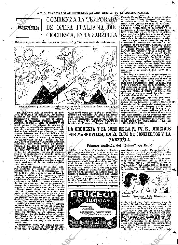 ABC MADRID 15-11-1966 página 111