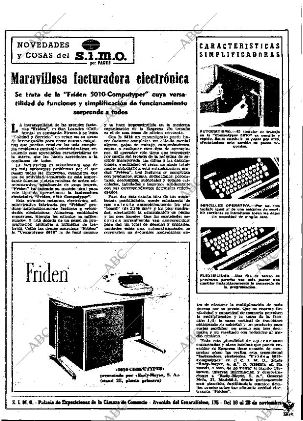 ABC MADRID 15-11-1966 página 31