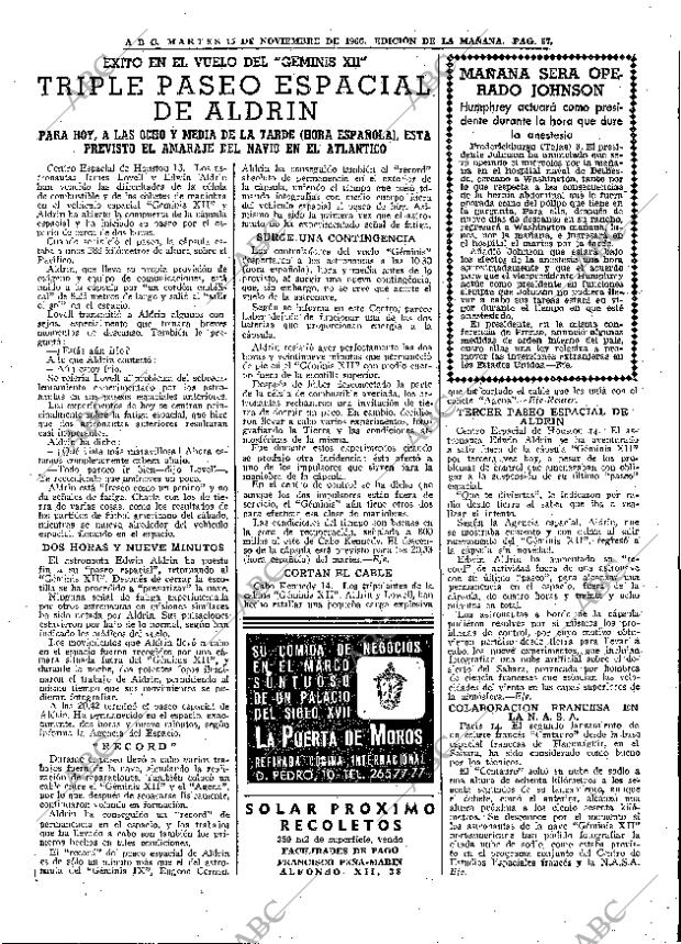 ABC MADRID 15-11-1966 página 57