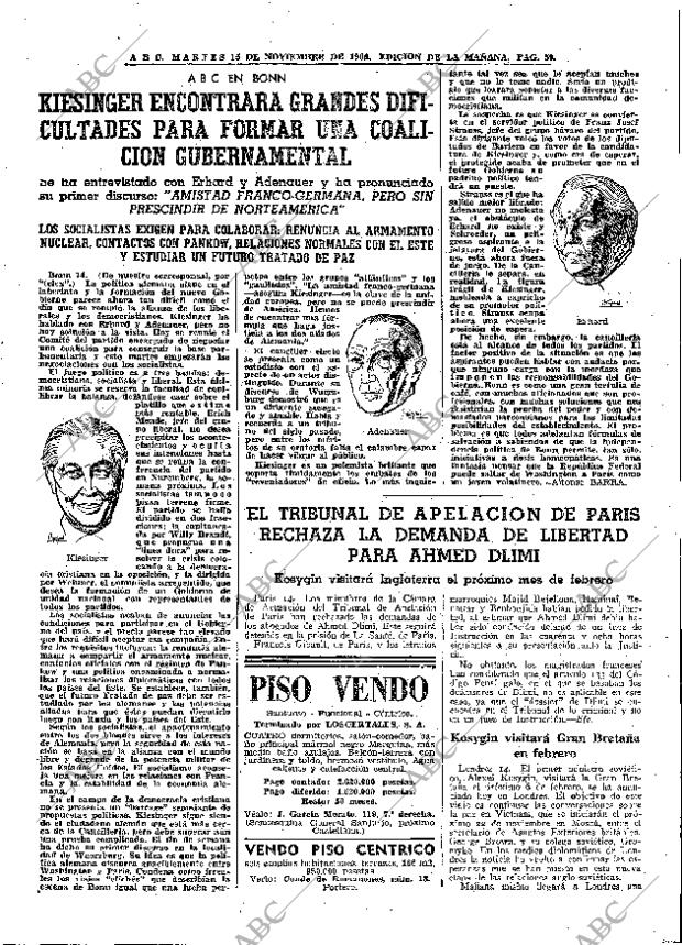 ABC MADRID 15-11-1966 página 59