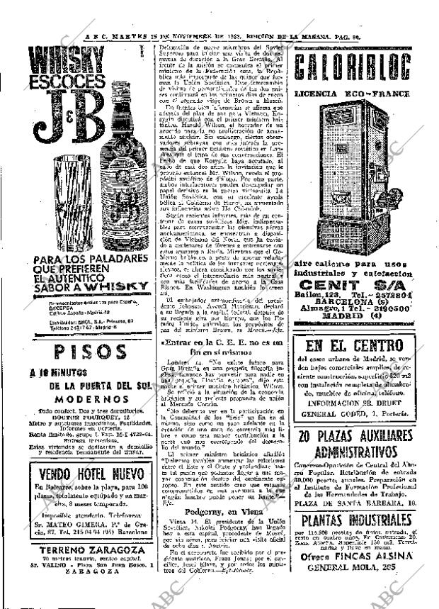 ABC MADRID 15-11-1966 página 60