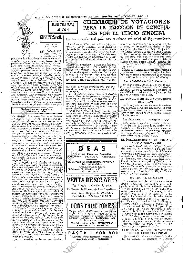 ABC MADRID 15-11-1966 página 83