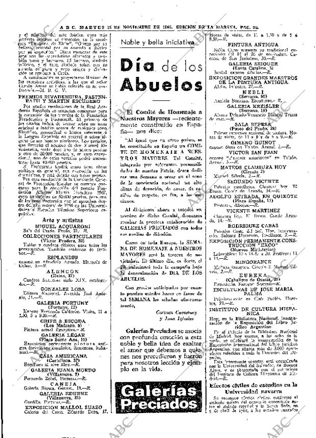 ABC MADRID 15-11-1966 página 92