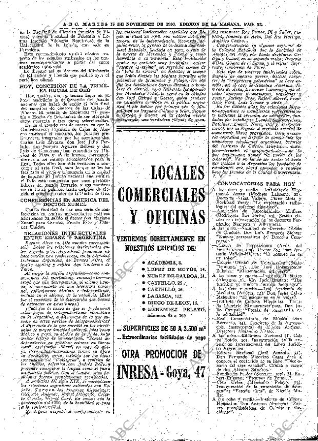 ABC MADRID 15-11-1966 página 93