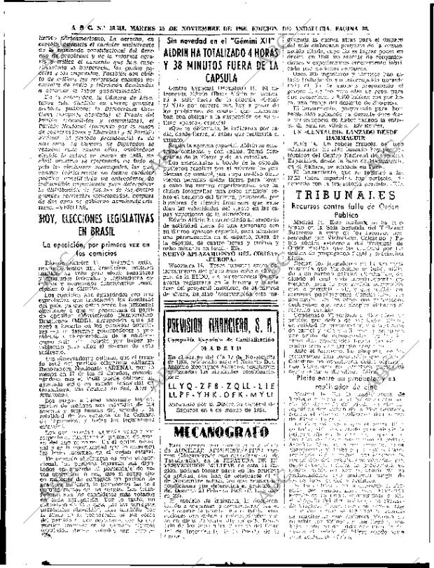 ABC SEVILLA 15-11-1966 página 38