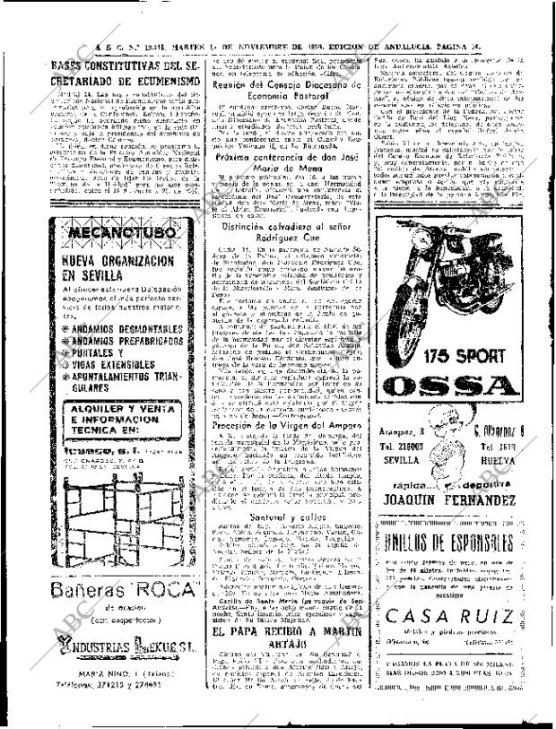 ABC SEVILLA 15-11-1966 página 56