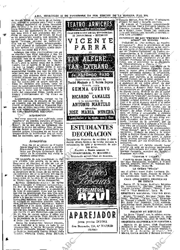 ABC MADRID 16-11-1966 página 104