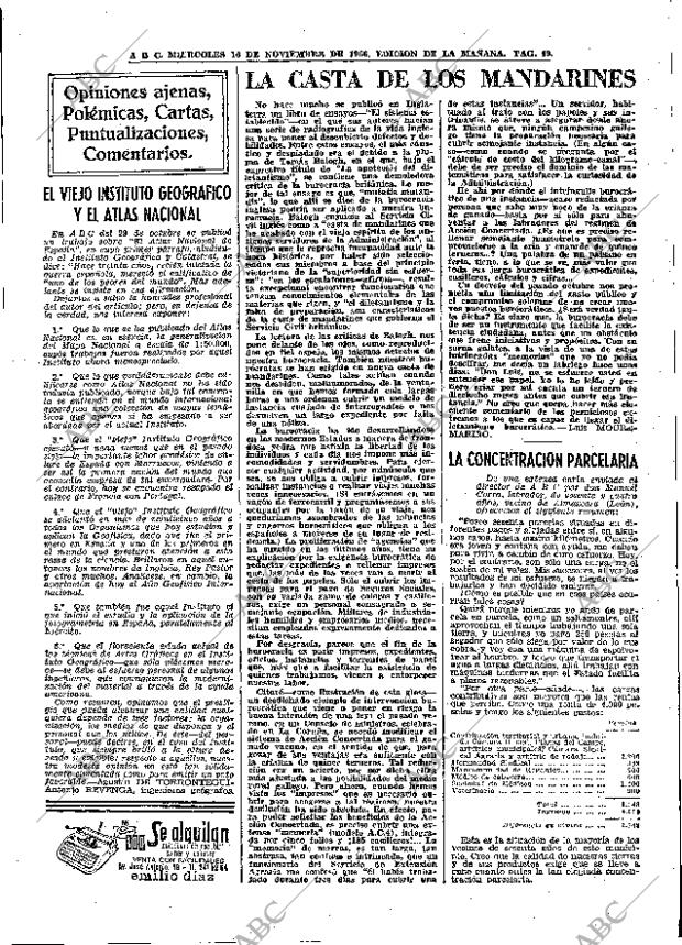 ABC MADRID 16-11-1966 página 49