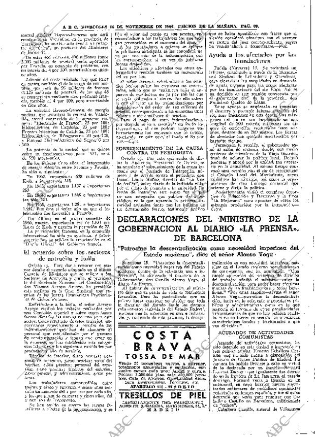 ABC MADRID 16-11-1966 página 69