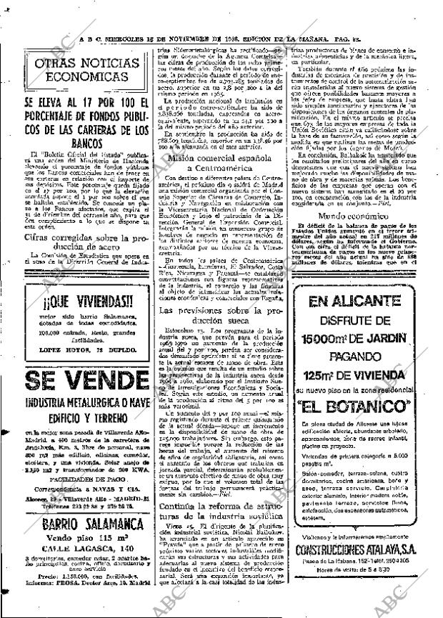 ABC MADRID 16-11-1966 página 92