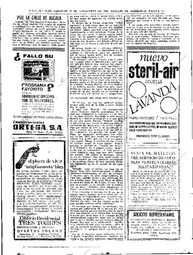 ABC SEVILLA 20-11-1966 página 52