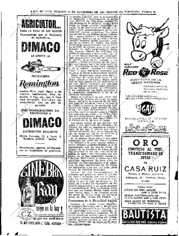 ABC SEVILLA 20-11-1966 página 68