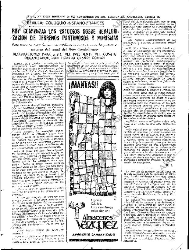 ABC SEVILLA 20-11-1966 página 69