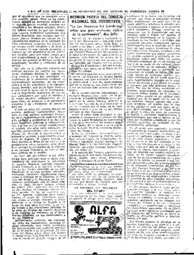 ABC SEVILLA 23-11-1966 página 38
