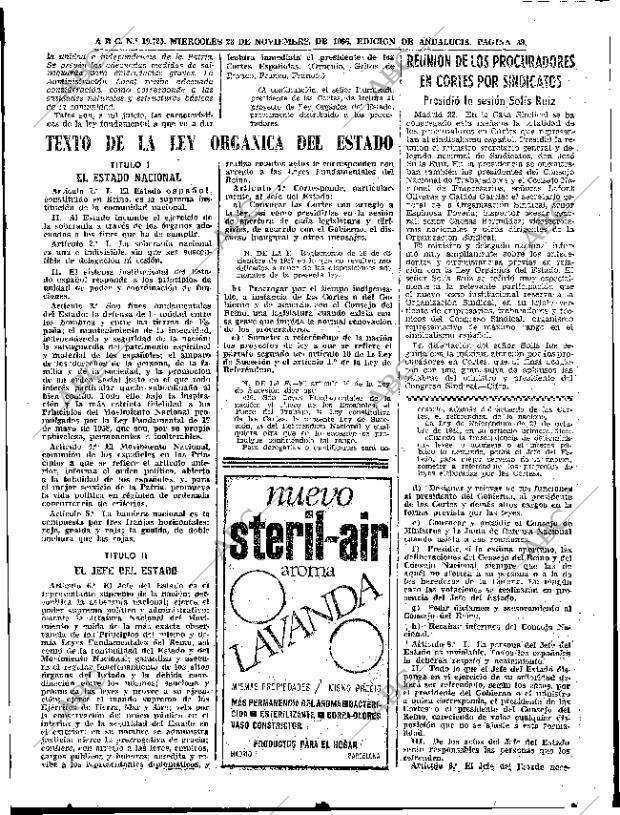 ABC SEVILLA 23-11-1966 página 39