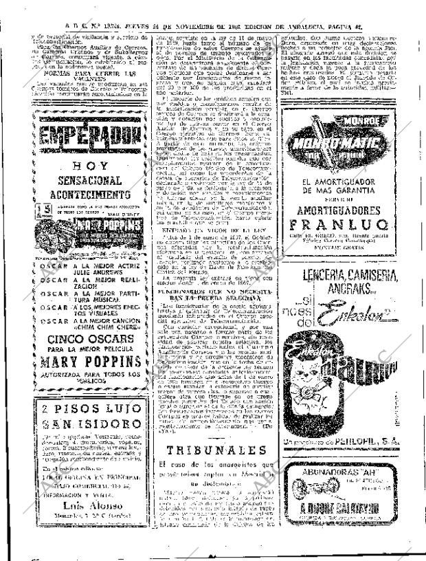 ABC SEVILLA 24-11-1966 página 42