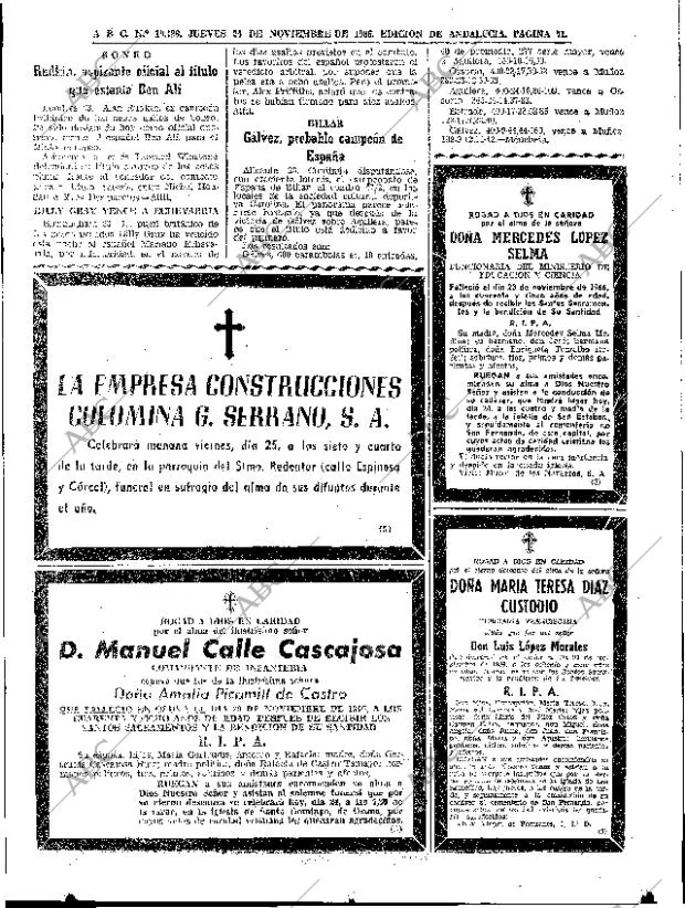 ABC SEVILLA 24-11-1966 página 71