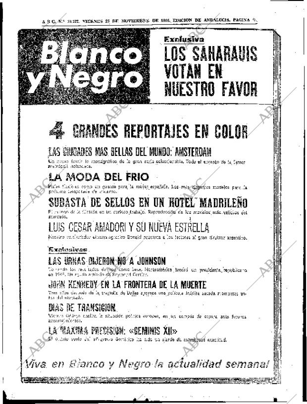 ABC SEVILLA 25-11-1966 página 41