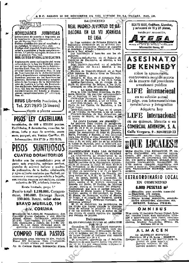 ABC MADRID 26-11-1966 página 110