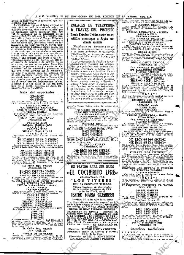 ABC MADRID 26-11-1966 página 115