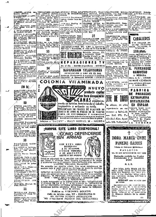 ABC MADRID 26-11-1966 página 132