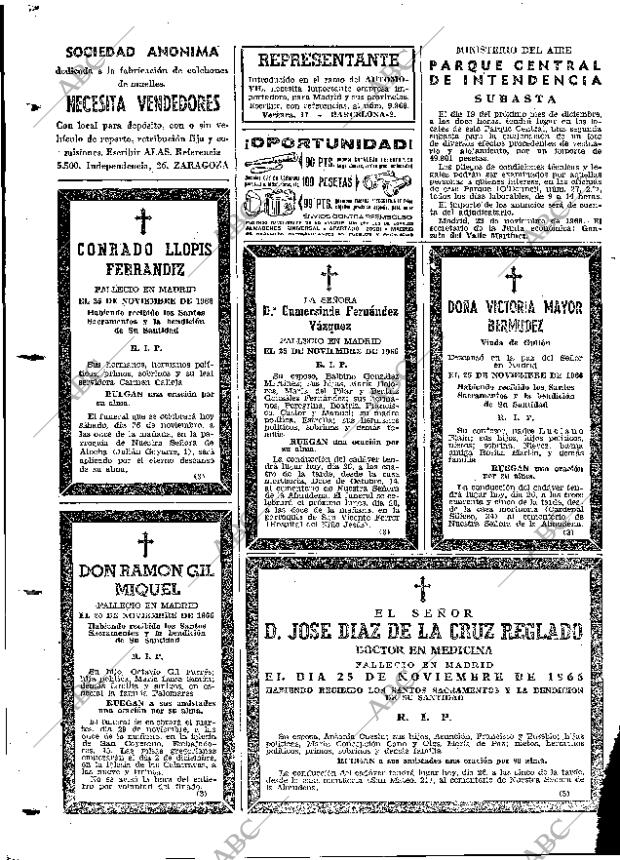 ABC MADRID 26-11-1966 página 134